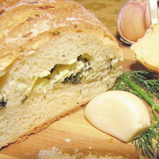 Рецепт сырного батона