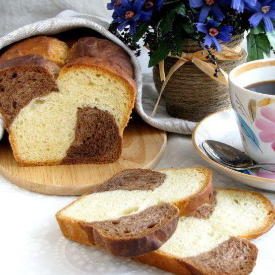 Рецепт тостового хлеба с какао