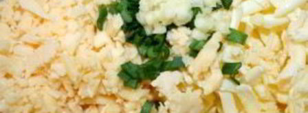 запеченный батон с сыром и чесноком. Шаг 3