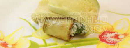 конвертики из кабачков с сыром. Шаг 7