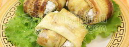 конвертики из кабачков с сыром. Шаг 8