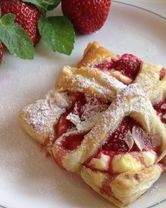 Конвертики с клубникой