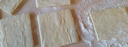 конвертики с клубникой. Шаг 2