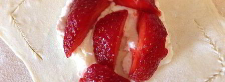 конвертики с клубникой. Шаг 5