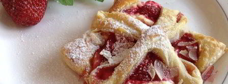 конвертики с клубникой. Шаг 8