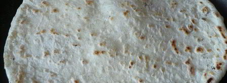 домашний лаваш с начинкой. Шаг 2