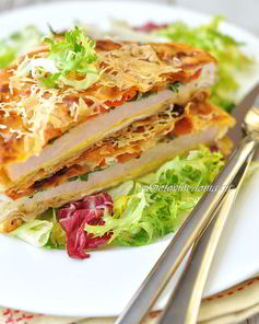 Горячая закуска в лаваше Ека