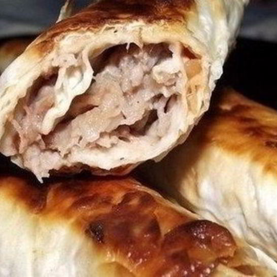 Рецепт хрустящих трубочек из лаваша с фаршем