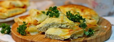 конвертики из лаваша с творогом. Шаг 8