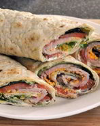 Лаваш с беконом и сыром