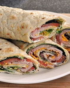 Лаваш с беконом и сыром