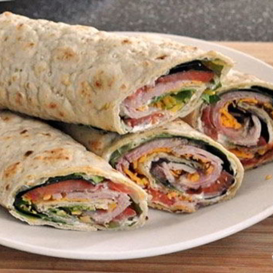 Рецепт лаваша с беконом и сыром