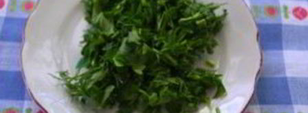 лаваш с брынзой и зеленью. Шаг 2