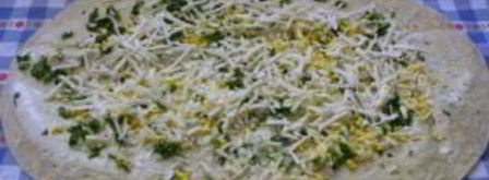 лаваш с брынзой и зеленью. Шаг 6