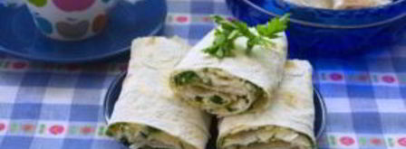 лаваш с брынзой и зеленью. Шаг 9