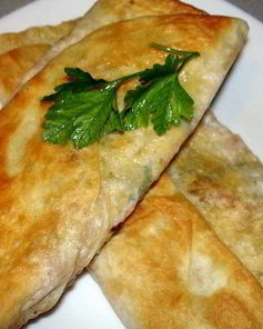 Лаваш с колбасой и сыром