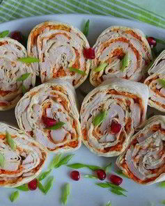 Лаваш с курицей и морковью