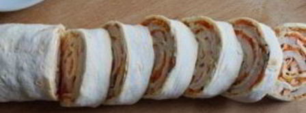 лаваш с курицей и морковью. Шаг 5