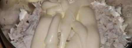 лаваш с курицей и сыром. Шаг 4