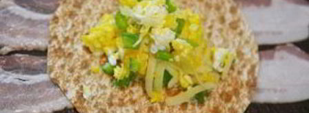 лаваш с начинкой в беконе. Шаг 3