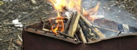 лаваш с овощами на костре. Шаг 3