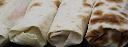 лаваш с овощами на костре. Шаг 4