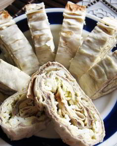 Лаваш с паштетом