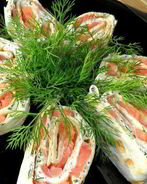 Лаваш с семгой