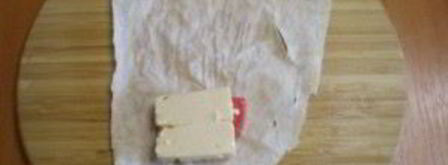 лаваш с сыром и помидорами на костре. Шаг 3