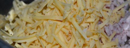 лаваш с ветчиной и сыром. Шаг 2