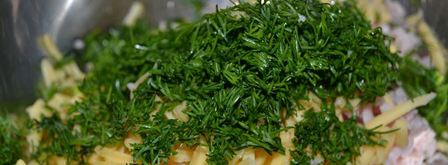 лаваш с ветчиной и сыром. Шаг 3