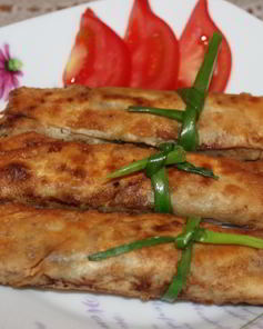 Лаваш с зеленым луком