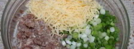 лаваш с зеленым луком. Шаг 3