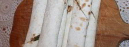 лаваш с зеленым луком. Шаг 7