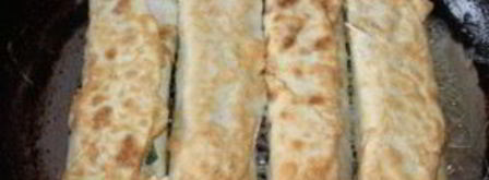 лаваш с зеленым луком. Шаг 8