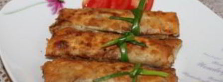 лаваш с зеленым луком. Шаг 9