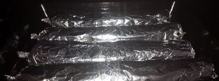 лаваш, запеченный с тунцом, помидорами и сыром. Шаг 6