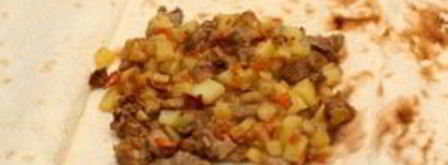 мясо в лаваше. Шаг 4