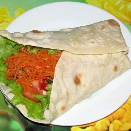 Рецепт начинки для лаваша с корейской морковкой