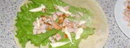 начинка для лаваша с корейской морковкой. Шаг 5