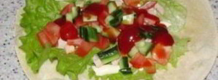 начинка для лаваша с корейской морковкой. Шаг 6