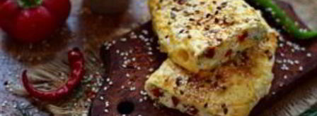 рулетики из лаваша с начинкой. Шаг 7