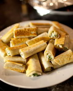 Рулетики из лаваша с сыром