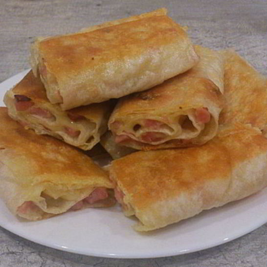 Рецепт рулетиков из лаваша жареные