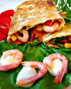 Средиземноморский завтрак из лаваша