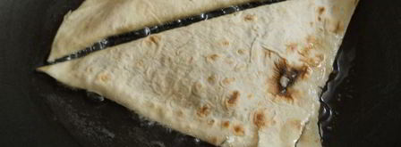 треугольнички из лаваша с картофелем и грибами. Шаг 3