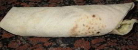 трубочки из лаваша с начинкой. Шаг 5