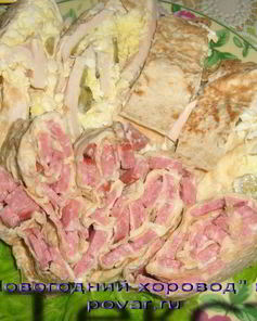 Закуска из лаваша