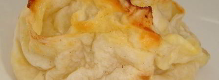 запеченные завитки из лаваша с творогом. Шаг 3