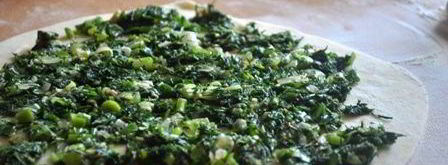 бакинские лепешки с зеленью. Шаг 3